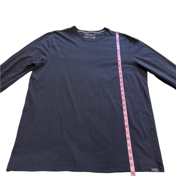 Eddie Bauer Long-Sleeve Classic T-Shirt Legend Wash 100% Cotton - Size XLT - Picture 8 of 12